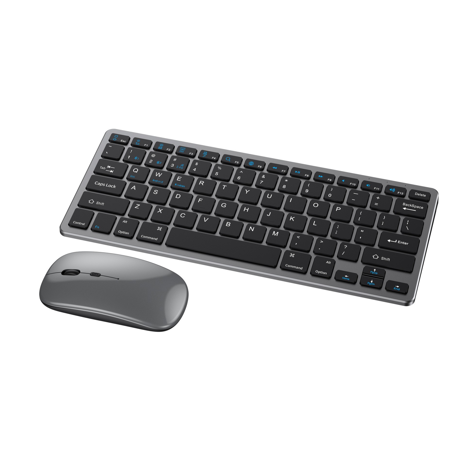 Laptop Accessories Combo Set - 2.4 グラムワイヤレスキーボードマウスセット Bluetooth 5.0 キーボードマウスコンボ 3