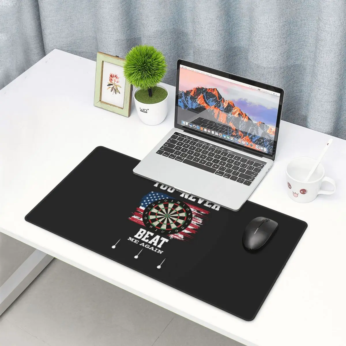 Laptop Accessories Target - 大型マウスパッドダーツボード矢印ターゲットゲーマーPCラップトップマットキーボードカーペットコンピュータゲームオフィスアクセサリーデスクマット