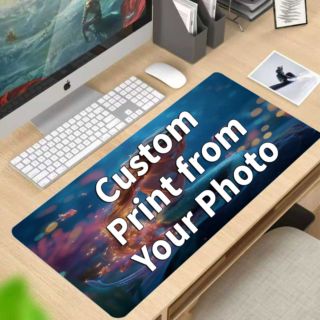 パーソナライズされたカスタムマウスパッド 防水 滑り止めゴム - Laptop Accessories Images のレビューと価格