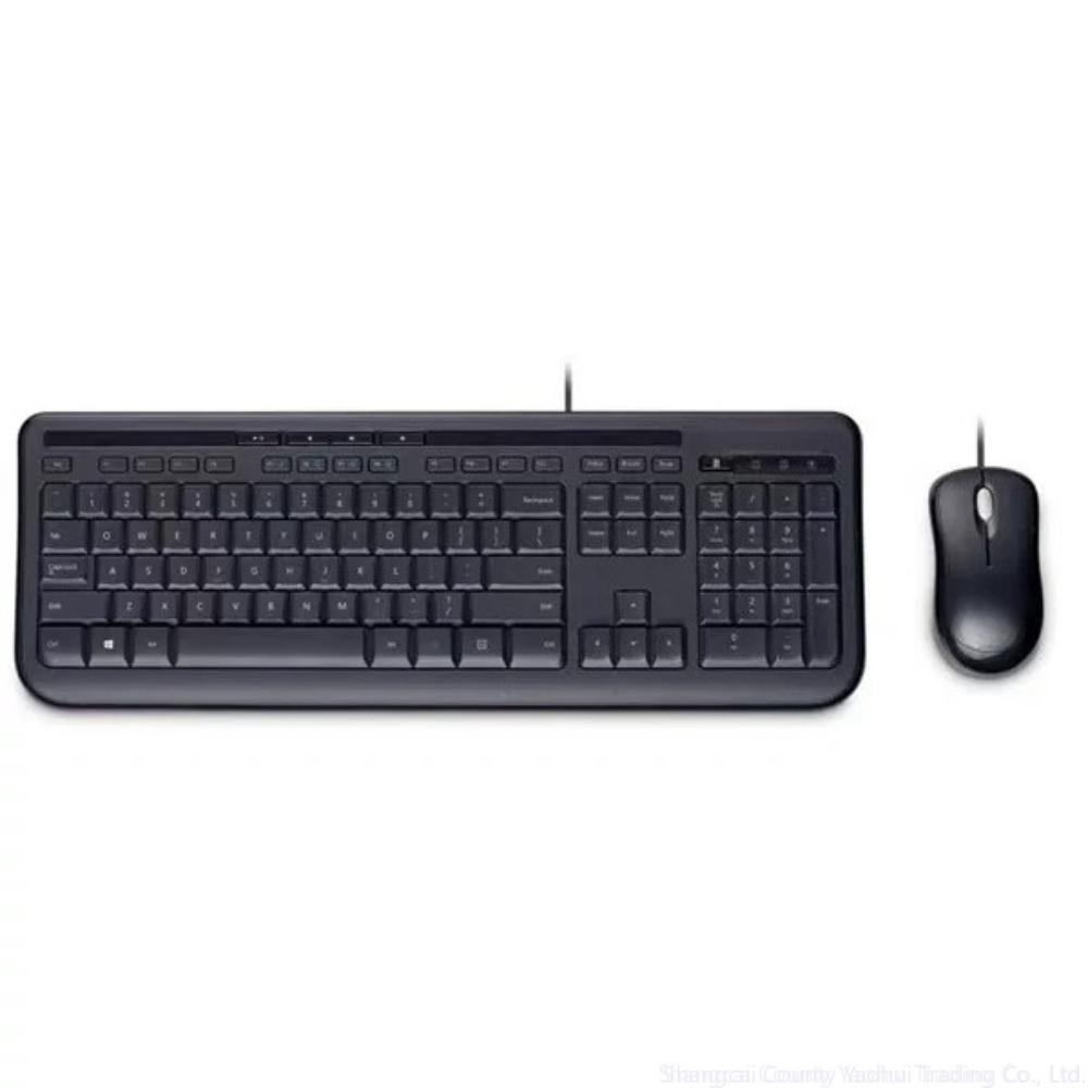 マイクロソフト600有線キーボードとマウスセット、マルチメデ - Laptop Accessories Combo Set のレビューと価格