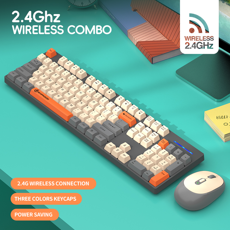 Shipadoo ゲーミングワイヤレスキーボードとマウスのコ - Laptop Accessories Combo Set のレビューと価格