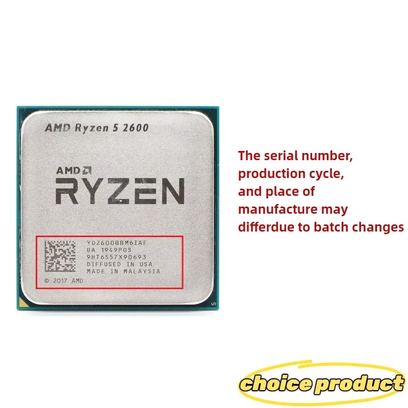 AMD Ryzen 5 R5 2600 3.4GHz 6コア - Amd Cpu Ryzen 5 のレビューと価格