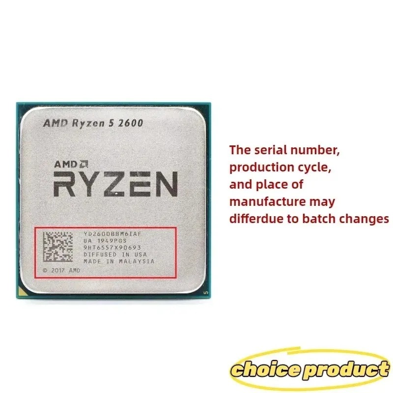 AMD Ryzen 5 2600 オリジナルデスクトップCP - Amd Cpu Ryzen 5 のレビューと価格