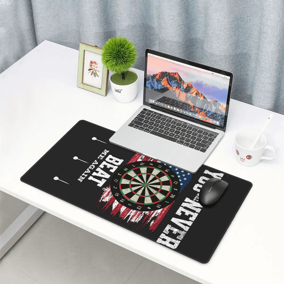 大型マウスパッドダーツボード矢印ターゲットゲーマーPCラップ - Laptop Accessories Target のレビューと価格
