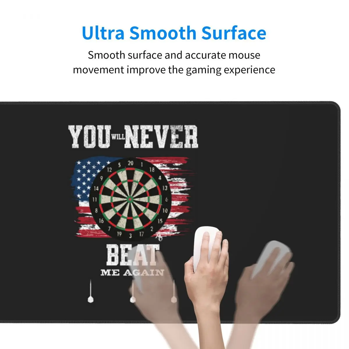 大型マウスパッドダーツボード矢印ターゲットゲーマーPCラップ - Laptop Accessories Target のレビューと価格