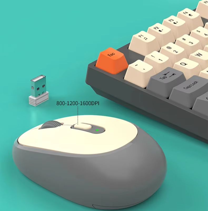 Shipadoo 2.4G ワイヤレス/有線ゲーミングキーボ - Laptop Accessories Combo Set のレビューと価格