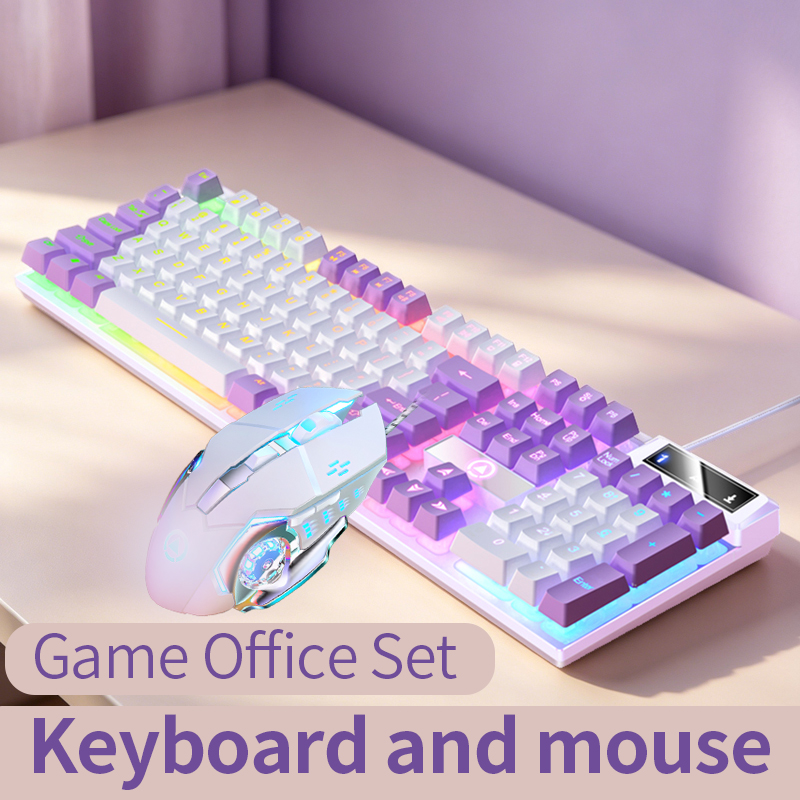 ゲーミングキーボードとマウスの有線コンボセット、コンピュータ - Laptop Accessories Combo Set のレビューと価格